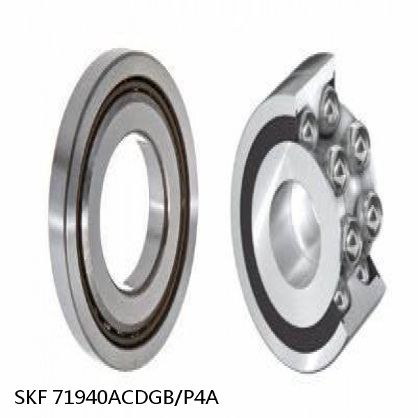 71940ACDGB/P4A SKF Super Precision,Super Precision Bearings,Super Precision Angular Contact,71900 Series,25 Degree Contact Angle