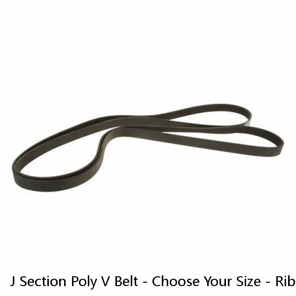 J Section Poly V Belt - Choose Your Size - Rib Count 