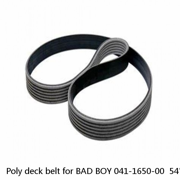 Poly deck belt for BAD BOY 041-1650-00  54