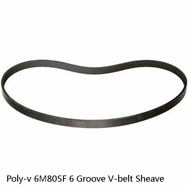 Poly-v 6M80SF 6 Groove V-belt Sheave