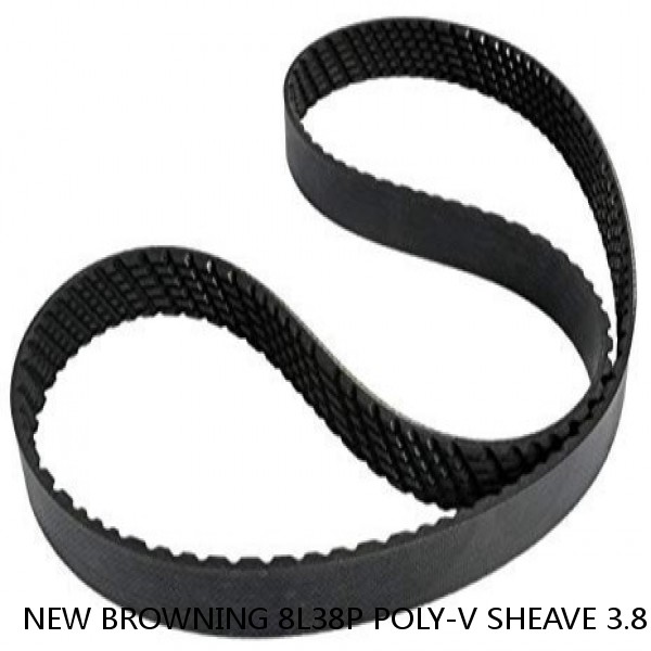 NEW BROWNING 8L38P POLY-V SHEAVE 3.8 PITCH 8 GROOVE 2 1/2" ID 5/8KW P7001 #1 small image