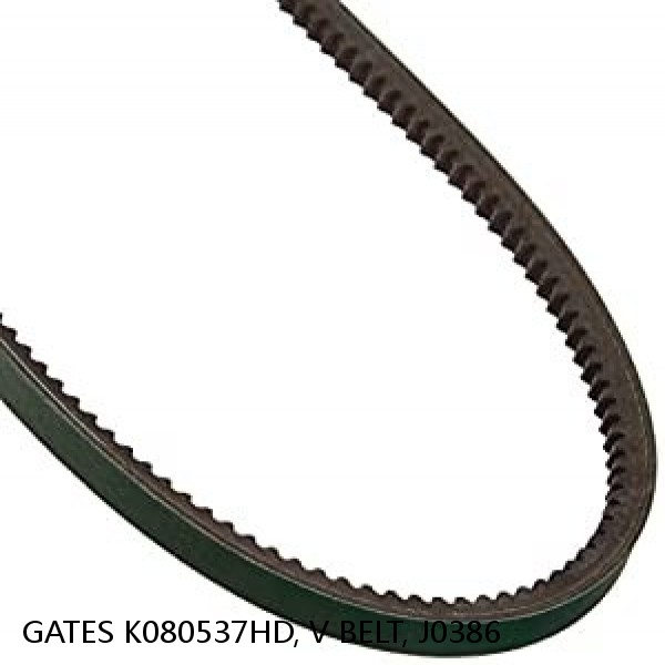 GATES K080537HD, V BELT, J0386 #1 image