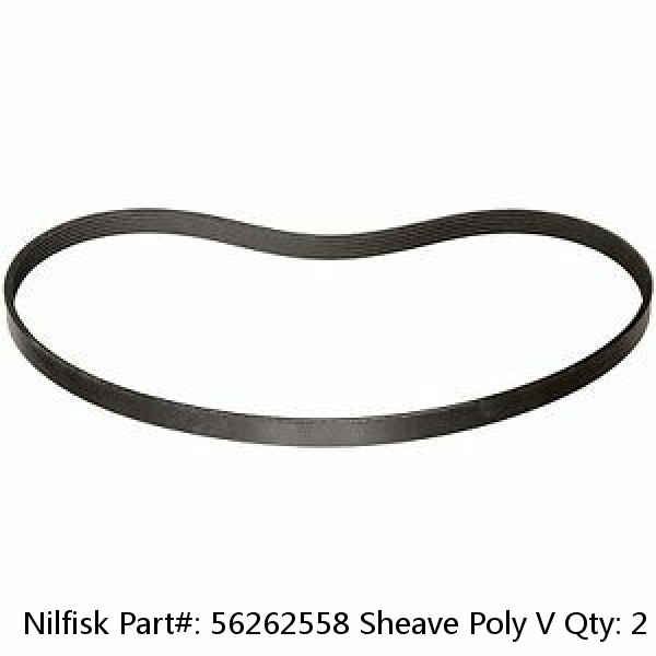 Nilfisk Part#: 56262558 Sheave Poly V Qty: 2 (Brand New) *Free Shipping*  #1 image